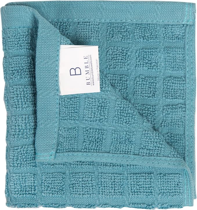 Bumble Dish Cloths | 12" x 12" | 100% Cotton Kitchen Towels | 405 GSM | Soft - Image 3