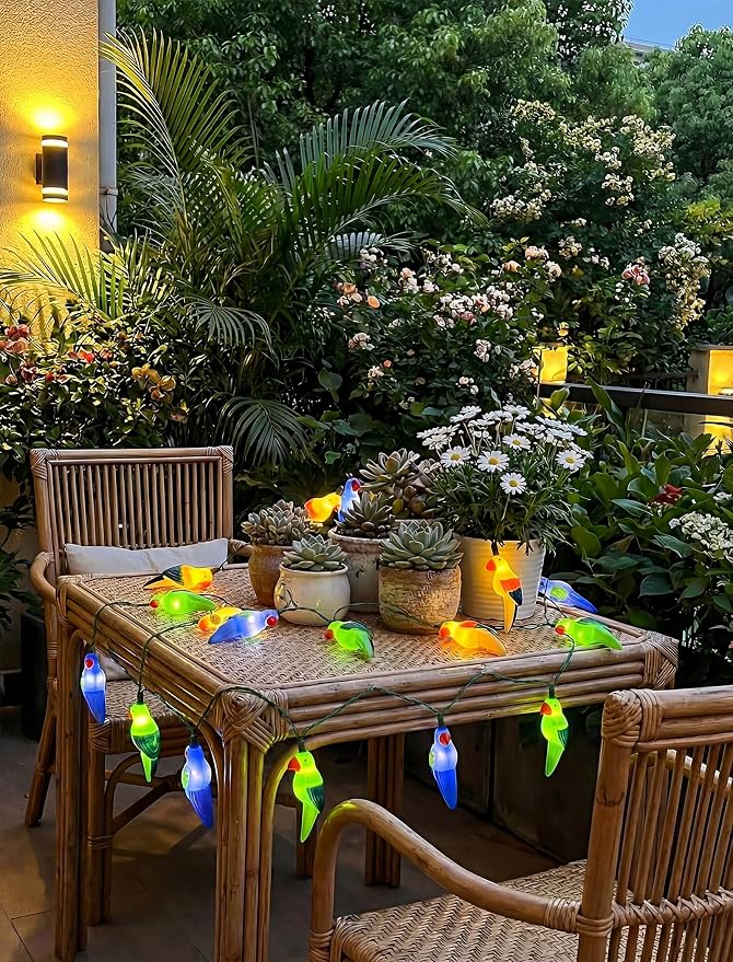 Parrot String Lights, 8.5FT 10 LED Summer String Lights - Image 7