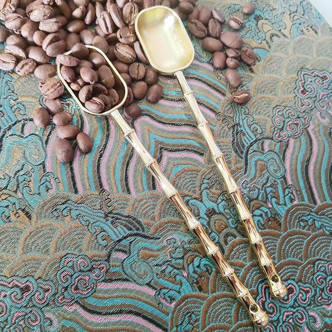 Measuring Spoons 1 Teaspoon Scoops B-Gold Coffee Measuring Scoop Set of 3 - Image 2