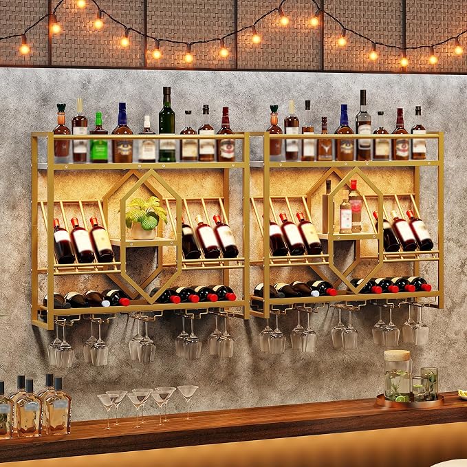 HOOBRO Wall Mounted Wine Rack - Image 5
