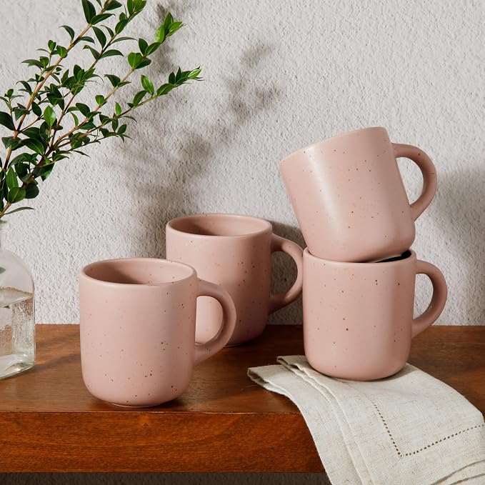 Bloomhouse - Two Time Oprah's Favorite Things Winner - Corsica Clay 4-Piece Mug - Image 3