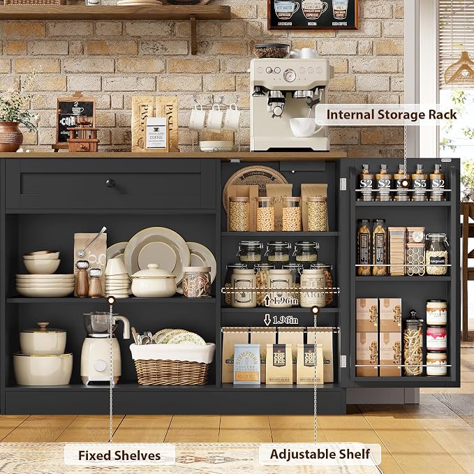 HOSTACK Multifunctional Storage Cabinet - Image 6
