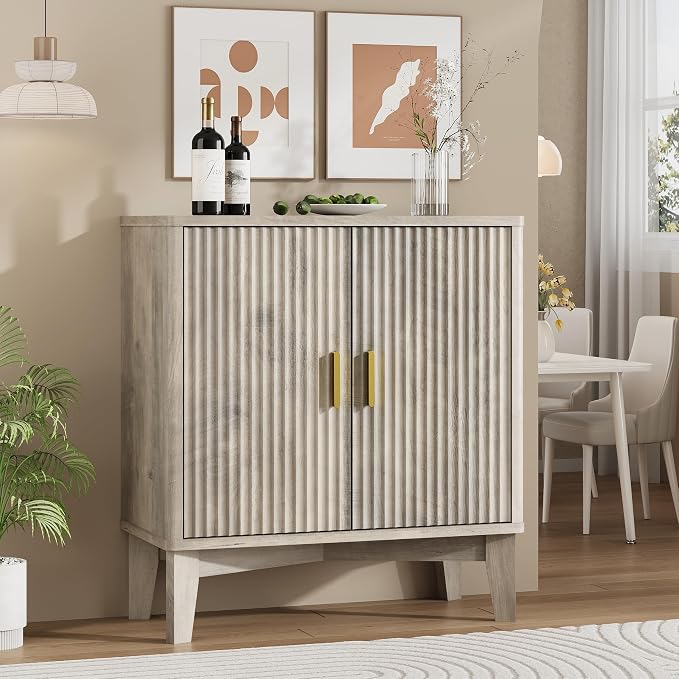 Xixini Fluted Sideboard Buffet Cabinet - Image 7