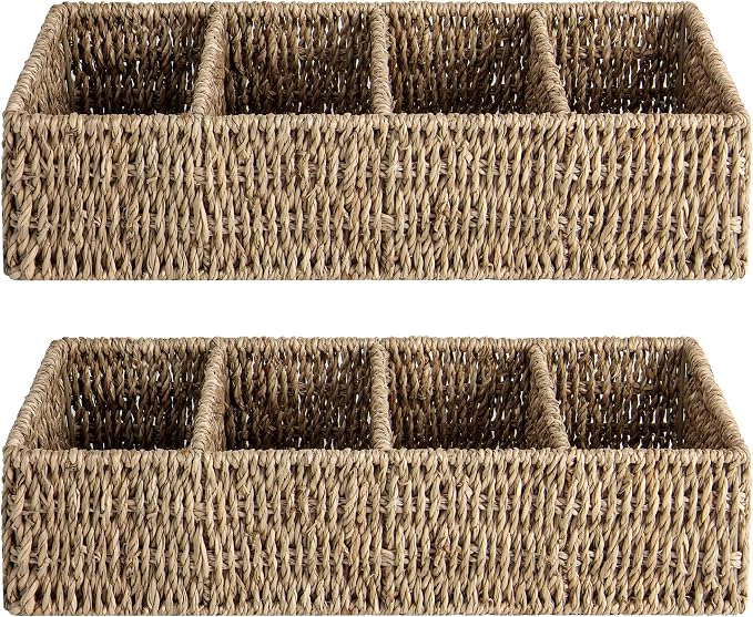 StorageWorks Small Wicker Basket by StorageWorks