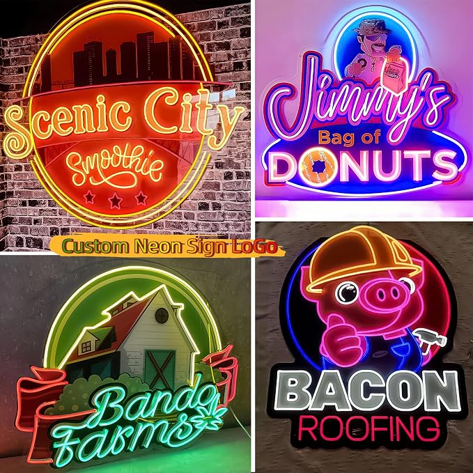 CIONAOR Custom Neon Sign, Personalized UV Printed LED Neon Sign LoGo - Image 7