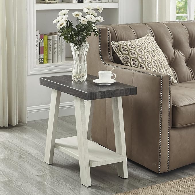 Contemporary Two-Tone End Table by Noeko