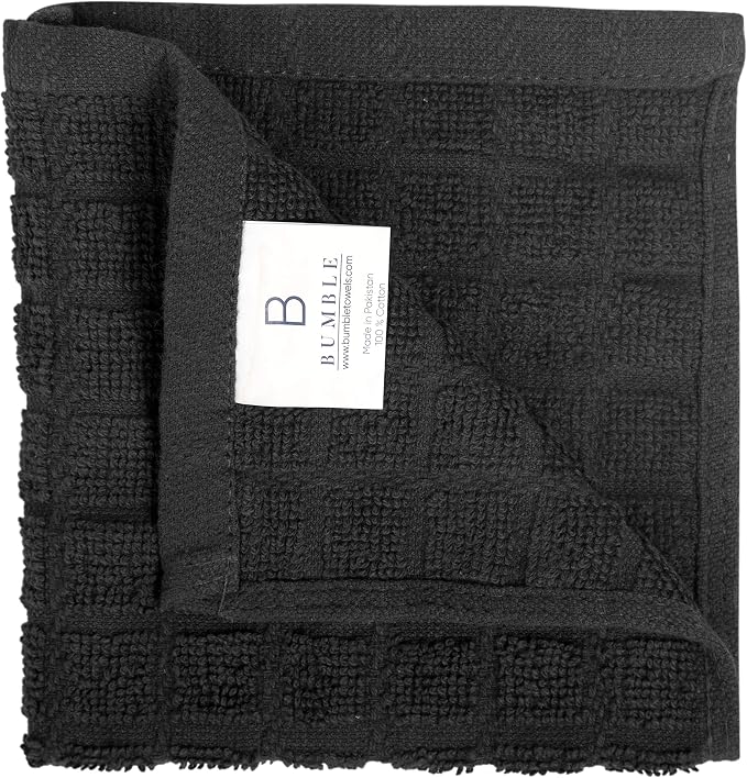 Bumble Dish Cloths | 12” x 12” | 100% Cotton Kitchen Towels | 405 GSM | Soft - Image 3