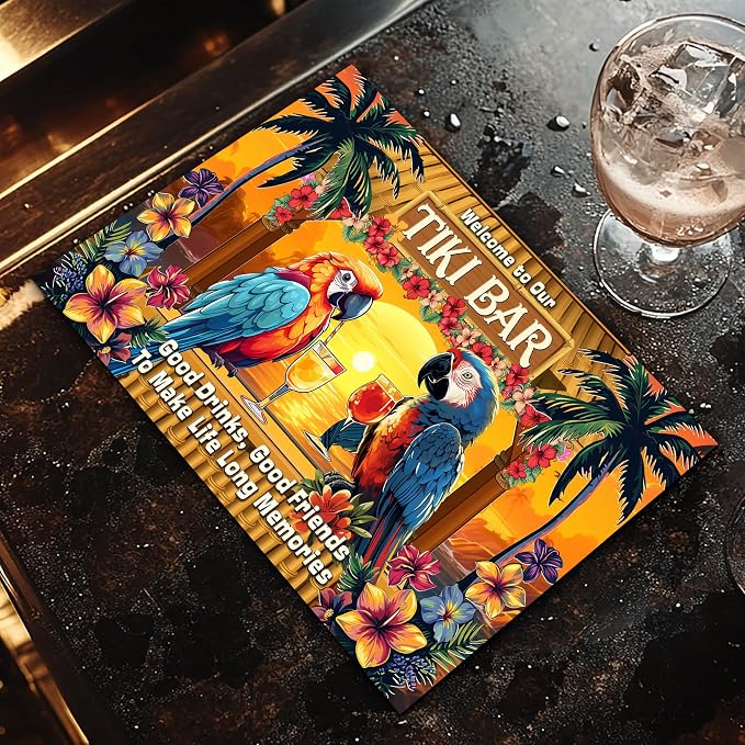 THUYPT Personalized Tiki Bar Mat, Dish Drying Mat - Image 6