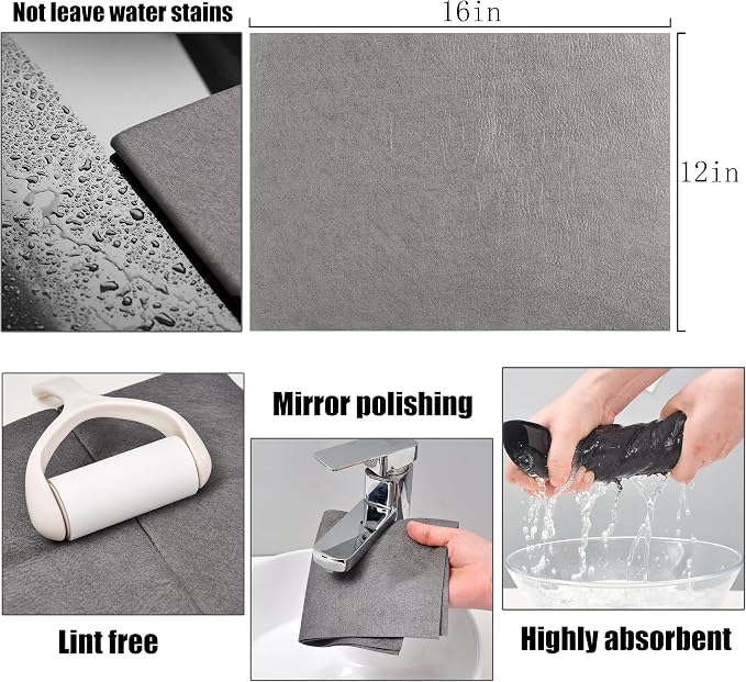 KTT Thickened Magic Cleaning Cloth, 5 Pack | Reusable Microfiber Cleaning Cloth - Image 3