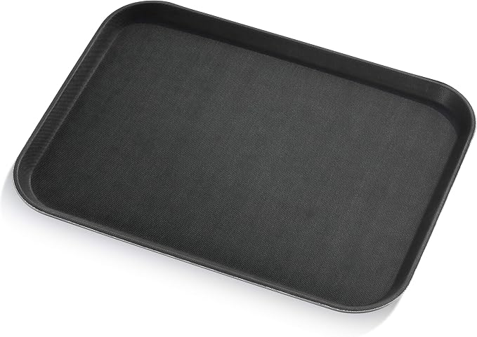 New Star Foodservice Restaurant Grade Non-Slip Tray, Rubber Lined, Rectangular - Image 3