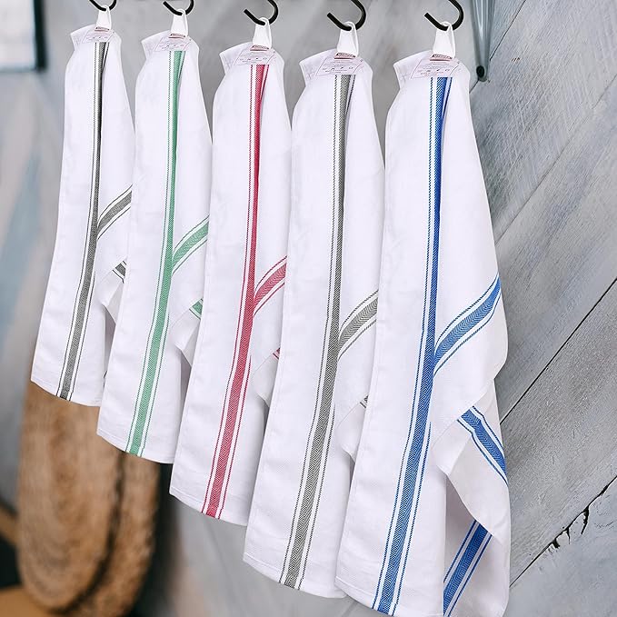 Utopia Towels Black Dish Towels 100% Ring Spun Cotton Highly Absorbent & - Image 2
