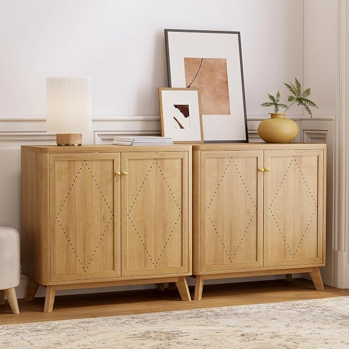 EYYTHUNG Buffet Cabinets Set of 3 - Image 2