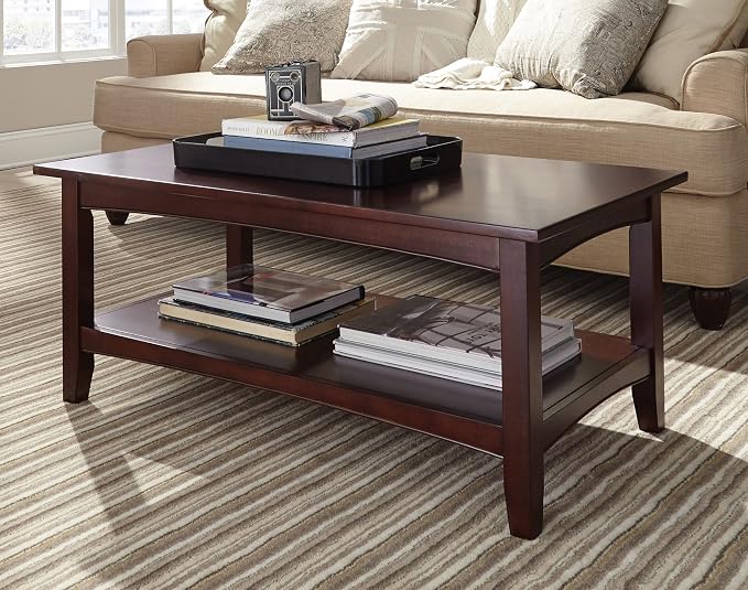 Shaker Cottage Rectangle Coffee Table, 42 in. W x 24 in. D x 18 in. H, Open - Image 2