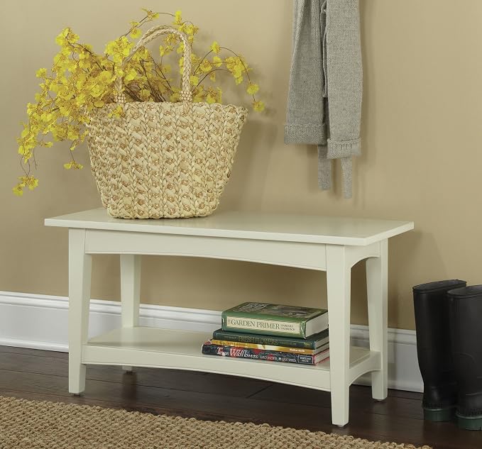 Alaterre Furniture Shaker Cottage Bench - Image 4