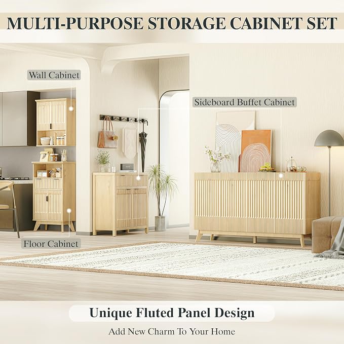 FLOWBACK Bathroom Wall Cabinet Over The Toilet Storage, 23.5×31.4 Inch Wall - Image 8