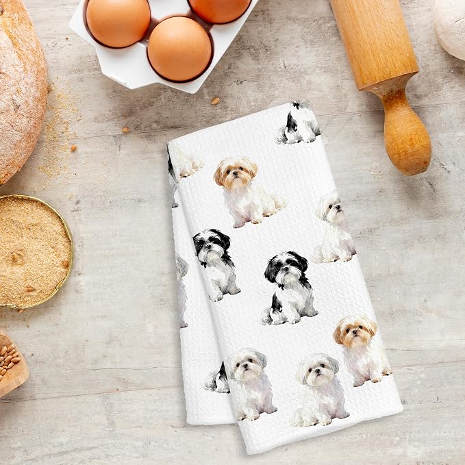 Shih Tzu Kitchen Towels, Dog Lover Gifts - Image 5