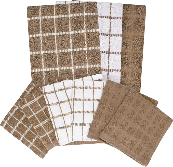 Ritz Premium 3-Pack Kitchen Towel & 6-Pack Dish Cloth Set - Image 2