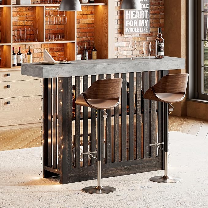 GarveeHome 63" Long Bar Table - Image 9