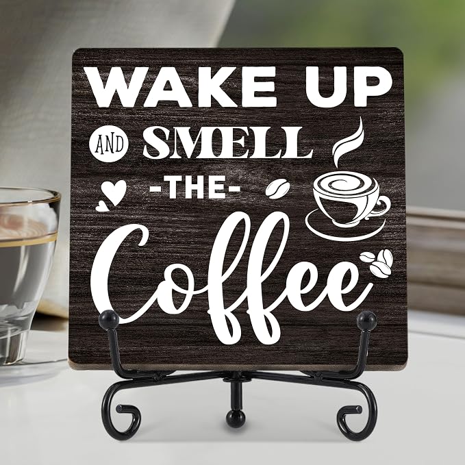 Coffee Bar Sign，Cafes Bar Decor Accessories, Cafe Station Essentials, Kitchen by Cazhes