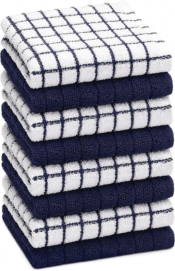 Bumble Dish Cloths | 12" x 12" | 100% Cotton Kitchen Towels | 405 GSM | Soft by BumbleTowels