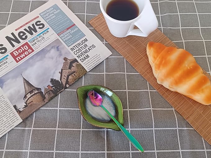 Coffee Spoon and Rest for Coffee Bar Accessories, Small Spoon Rest for Coffee - Image 2