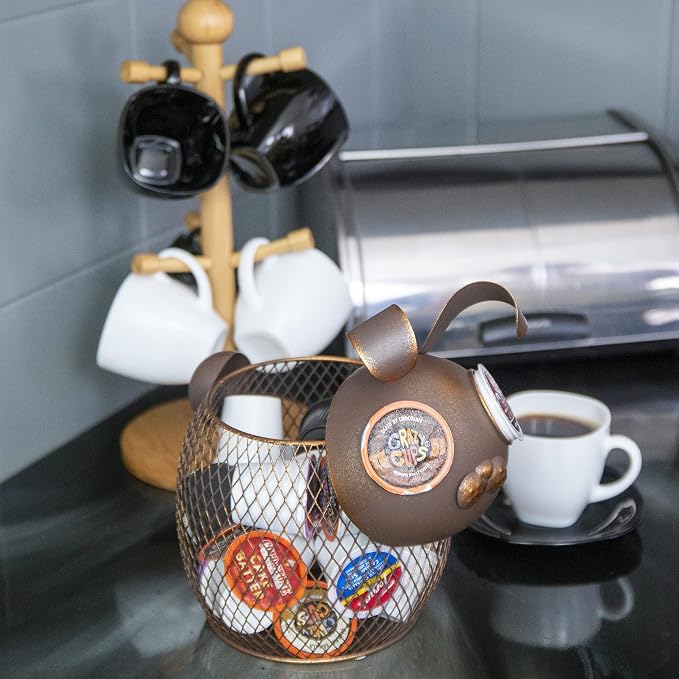 Made Easy Kit Coffee Pod Basket Organizer Useful Decor - Image 2