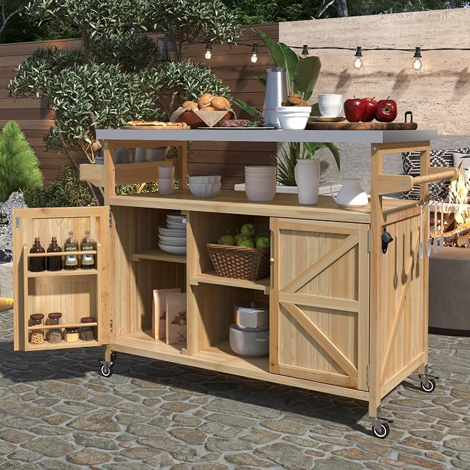 Merax 50inch Outdoor Stainless Steel Kitchen Island by Merax