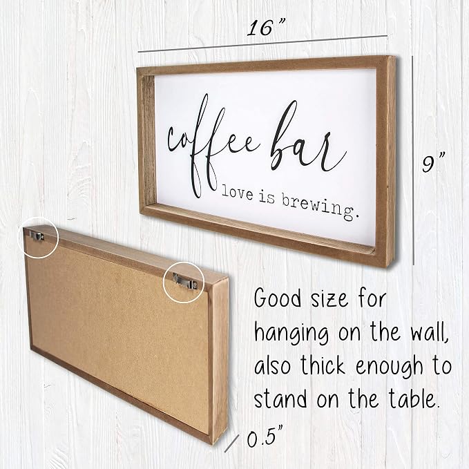 VILIGHT Farmhouse Coffee Bar Sign - Image 3