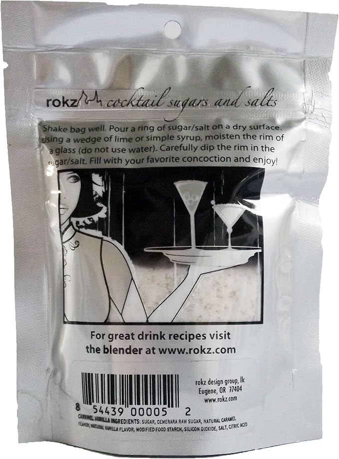 rokz Caramel Vanilla Cocktail Sugar, Sugar Drink Rimmer, 5 Ounce - Image 2