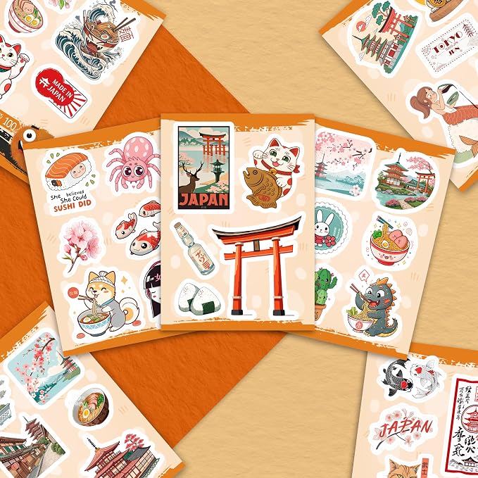 100Pcs Japanese Stickers, Japan Stickers - Image 5