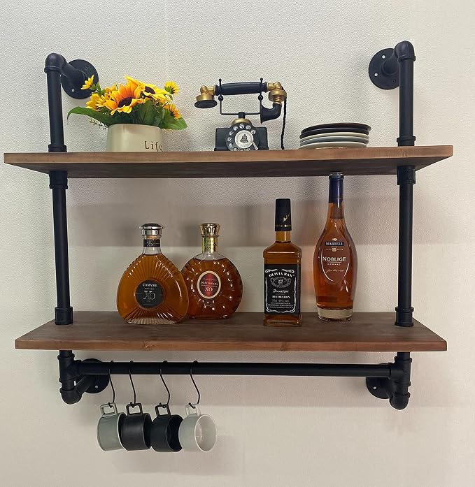 ROGMARS Industrial Pipe Shelving Bathroom Shelves - Image 7
