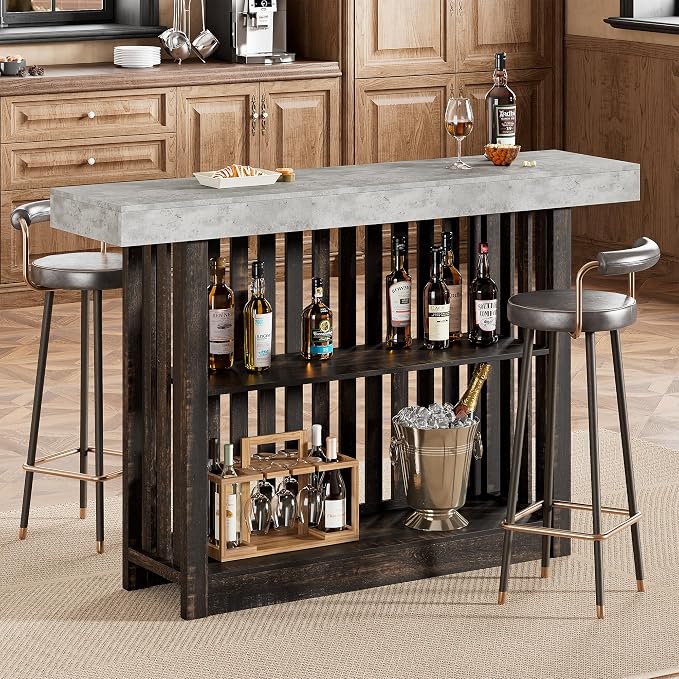 GarveeHome 63" Long Bar Table - Image 5