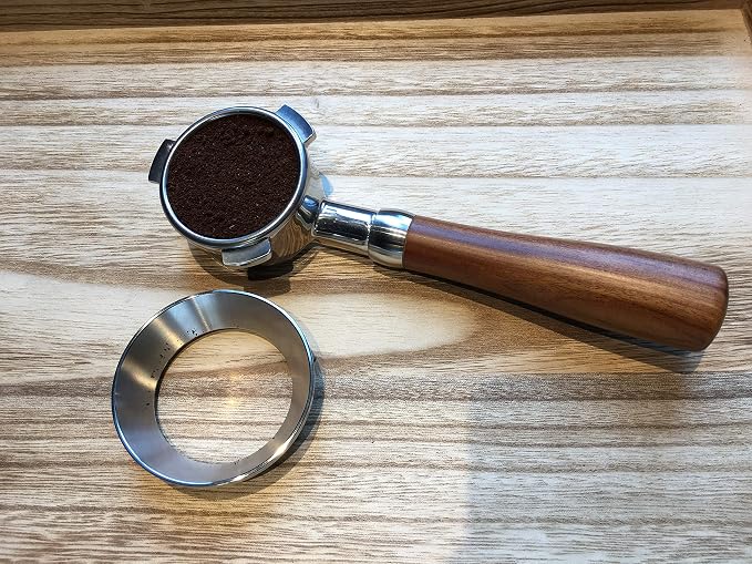 54mm Espresso Dosing Funnel Stainless Steel Coffee Dosing Ring fits 54mm - Image 8
