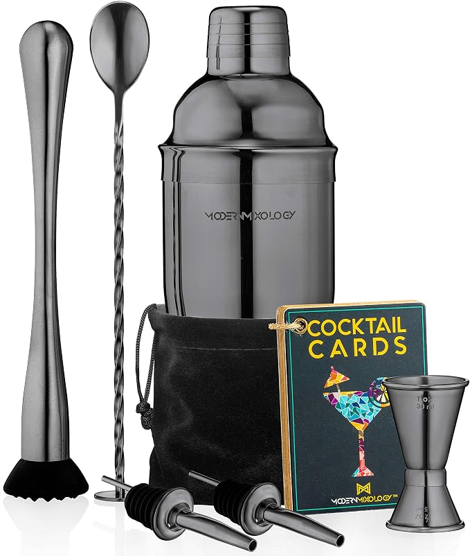 Modern Mixology 8-Piece Cocktail Shaker Set by ModernMixology