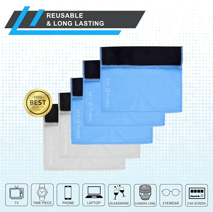 Eco-Fused Microfiber Cleaning Cloths - Image 4