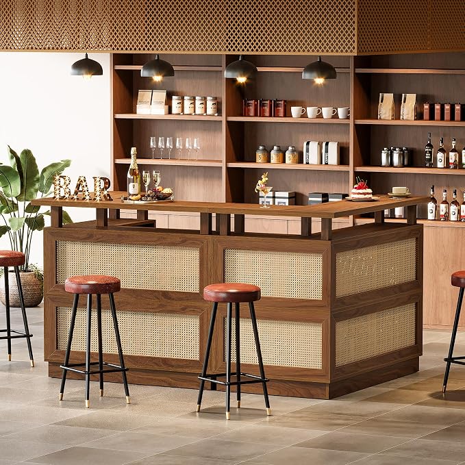 Tribesigns L Shaped Bar Table - Image 9