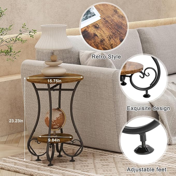 X-cosrack Small Round Side Table - Image 3