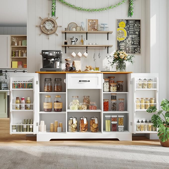 Gizoon 45" Kitchen Sideboard Buffet Cabinet by Gizoon