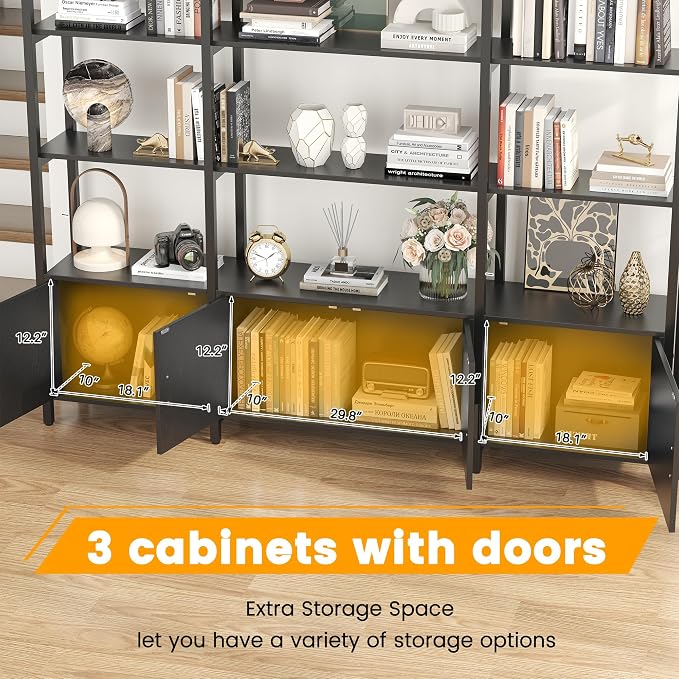 85.8" Tall Arched Bookshelf - Image 4