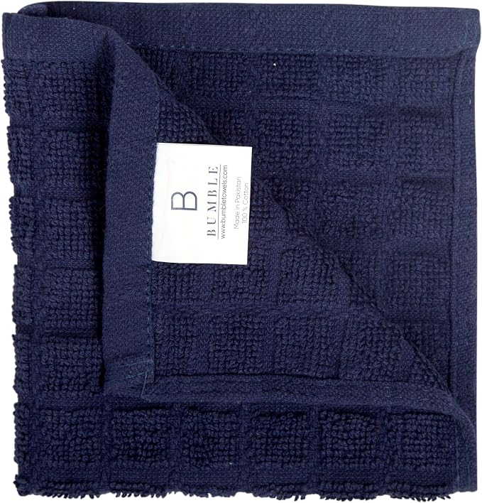 Bumble Dish Cloths | 12” x 12” | 100% Cotton Kitchen Towels | 405 GSM | Soft - Image 3