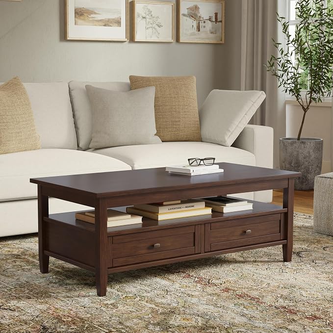 SIMPLIHOME Warm Shaker Coffee Table - Image 2
