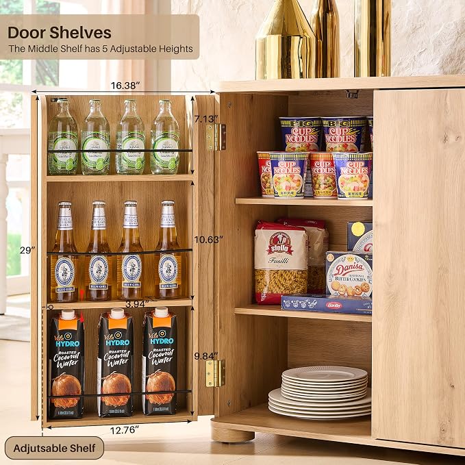 IFGET Curved Buffet Cabinet - Image 6