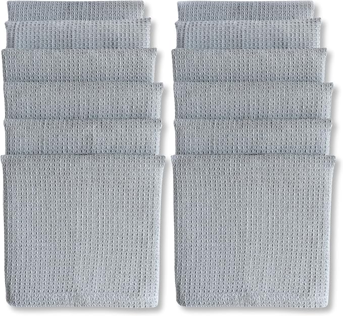 Light Gray Cotton Cleaning Rags - Image 7