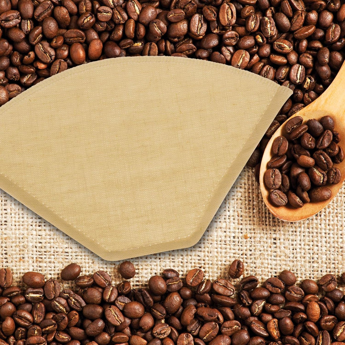Organic Hemp Reusable Coffee Filter (1, No.2 Flat)