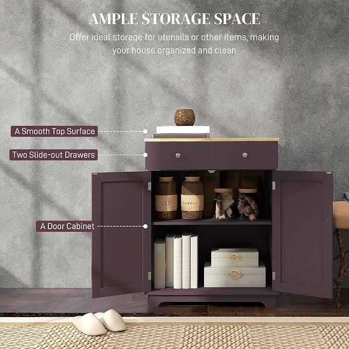 HOMCOM Sideboard Buffet Cabinet - Image 4